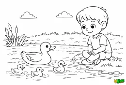 su-israfini-onleme-ve-su-dongusu-boyama-sayfasi