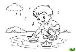 su-israfini-onleme-ve-su-dongusu-boyama-sayfasi