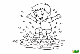 su-israfini-onleme-ve-su-dongusu-boyama-sayfasi